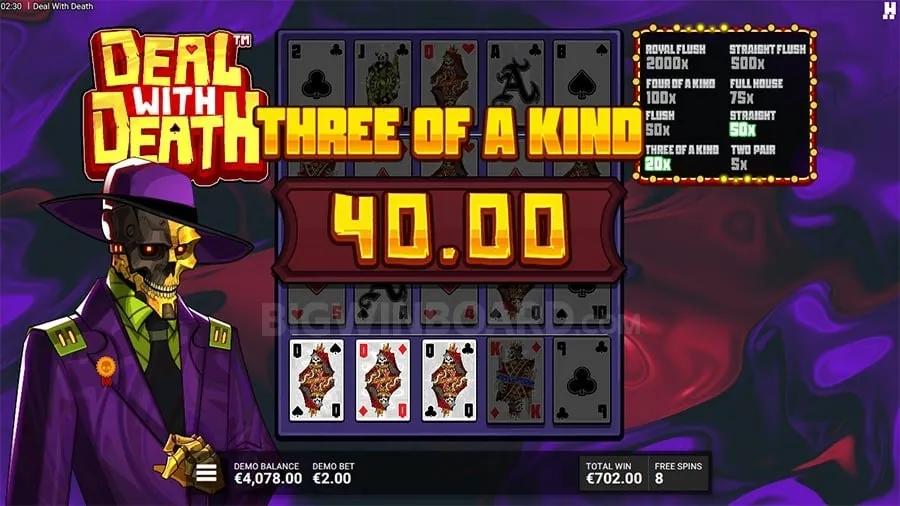 Player interacting with an online casino game interface