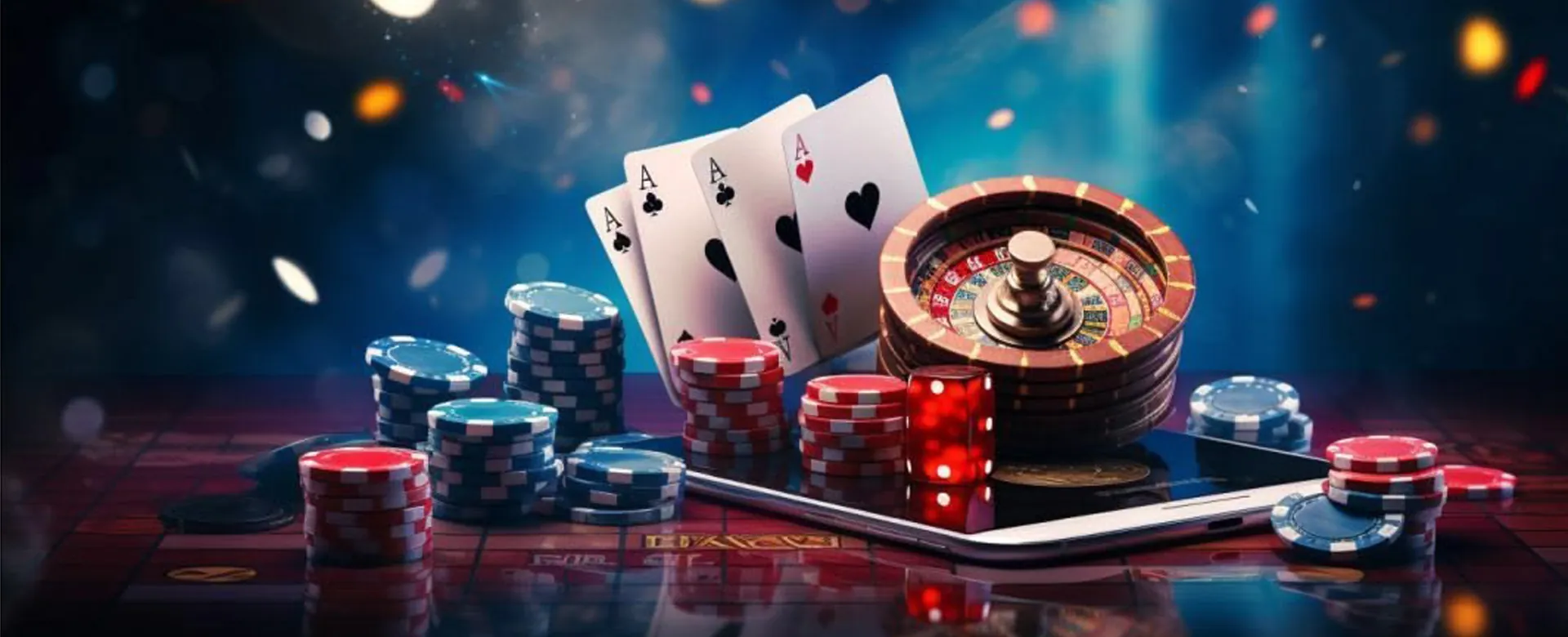 Dynamic background of an online casino, highlighting the thrill of 8k8 com